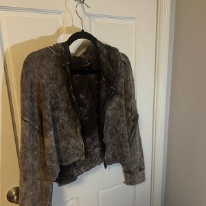 Acid Washed Relaxed Recycled Jacket